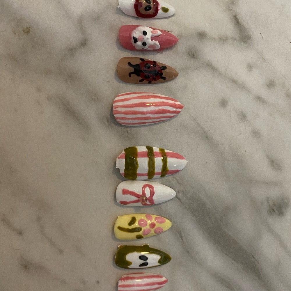 HANDMADE Spring Nail Art Set